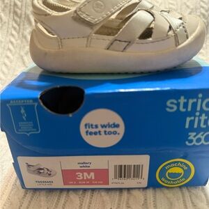 Stride Rite Cream Baby Walkers